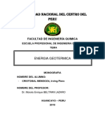 Energia Geotermica