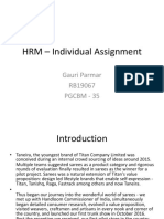 Individual Project Analysis - HR