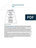 Pyramid of Corporate Social Responsibility Archie Carroll Model