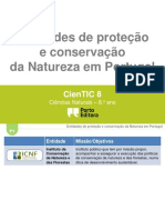 CienTic8 - P1 Entidades de Proteção e Conservação Da Natureza em Portugal