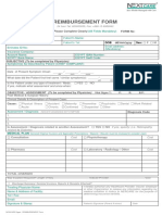 'NEXtCARE Egypt - Reimbursement Form