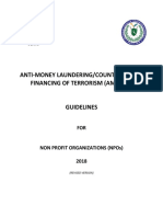 AML CFT Guidelines For NPOs 2018 - Revised