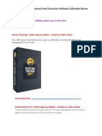 10xhostings Premium 100 Software Bonuses PDF