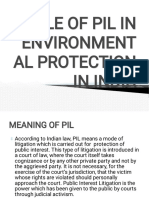 Role of Pil in Environmental Protection in India