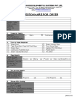 Dryer Datasheet