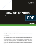 Manual Partes Kawasaki KLX250S PDF