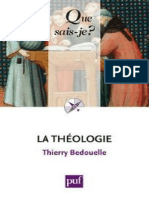 BEDOUELLE - La Theologie - Bedouelle Thierry