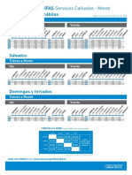 Horario Cañuelas Monte