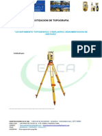 Cotización de Servicio Topografia