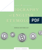 Bibliography of English Etymoogy