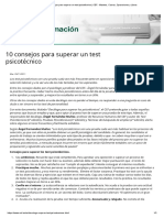 10 Consejos para Superar Un Test Psicotécnico