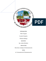 Informe de Activar y Desactivar Un Led Con Modulo Rele