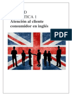 Unidad 1. Atención Al Cliente Consumidor en Inglés PDF