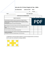 Ficha Formativa - 1 - 8º Ano