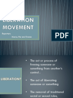 LIBERATION MOVEMENT Social Work