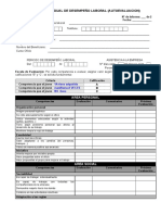 Ejemplo de Informe de Desempeno Laboral