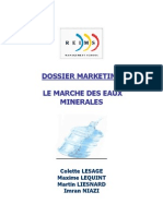 Marketing Marche Eaux Minerales