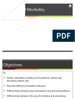 Measures of Morbidity