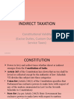 Constitutional Validity (Excise Duties, Custom Duties & Service Taxes) 