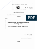 Diagnostic Et Plan de Relance D'une Unité de Transformation de Riz PDF