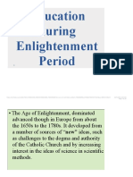 Education During Enlightenment Period PDF