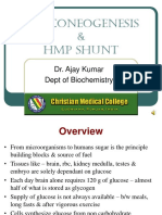 19 Gluconeogenesis & HMP Shunt