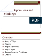 Airport Operations and Markings