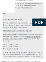 Guide To Series and Sequences... Arithmetic and Geometric - GMAT Math Questi