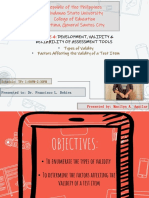 Module 4: Development, Validity & Reliability of Assessment Tools