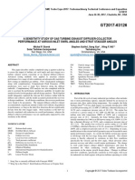 A Sensitivity Study of Gas Turbine Exhaust Diffuser-Collector Performance at Various Inlet Swirl Angles and Strut Stagger Angles