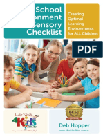 CHECKLIST. School Environment Sensory Checklist (SESC) Tool