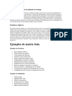 La Adecuación Al Ambiente de Trabajo