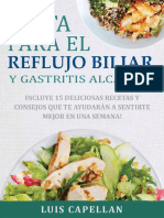 Dieta para El Reflujo Biliar y Gastritis Alcalina