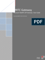 WebRTC SIP Gateway Doc PDF