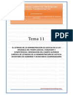 Tema 11 - El Letrado de La Administración de Justicia PDF