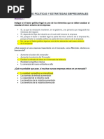 Cuestionario Políticas y Estrategias Empresariales Margarita