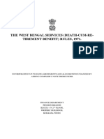 West Bengal Services Death-cum-Retirement Benefit Rules-1971 PDF