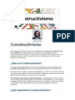 El Constructivismo.