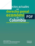 Aspectos Actuales Del Derecho Penal Económico en Colombia PDF