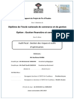 OUIDA Soufiane Projet de Fin D Etude Audit Fiscal Gestion Des Risques Et Outils D Optimisation PDF