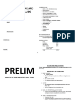 Analysis of Urine and Other Body Fluids