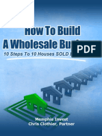 10 Steps To Wholesaleing 10 Houses A Month PDF