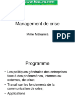 Management de Crise