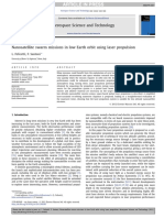 Nanosatellite Swarm Missions in Low Earth Orbit Using Laser Propulsion