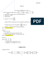 Exercices Corriges Matrices