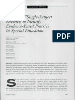 The Use of Single-Subject Research To Id PDF