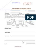 O-5 - Container Damage Report and Notice of Liability-Contain