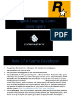 English Leading Developers