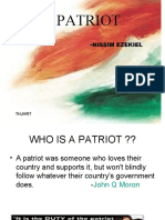 The Patriot: Nissim Ezekiel