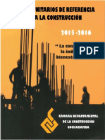 Precios Unitarios de Referencia para La Construccion Cochabamba 2015 2016